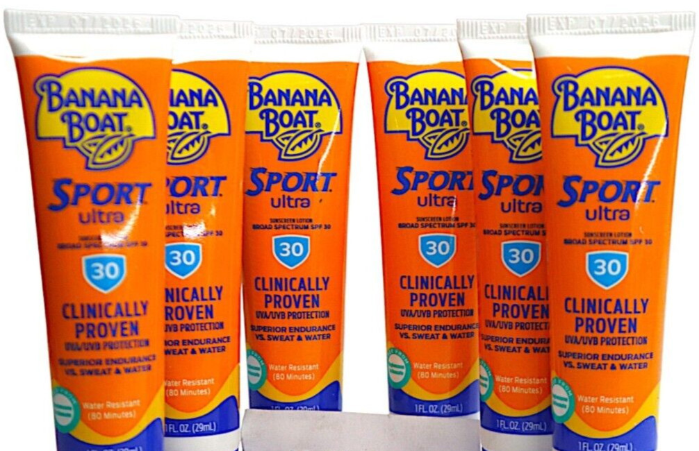 6 x Banana Boat Sport Performance Sunscreen Lotion Spf 30 1 fl.