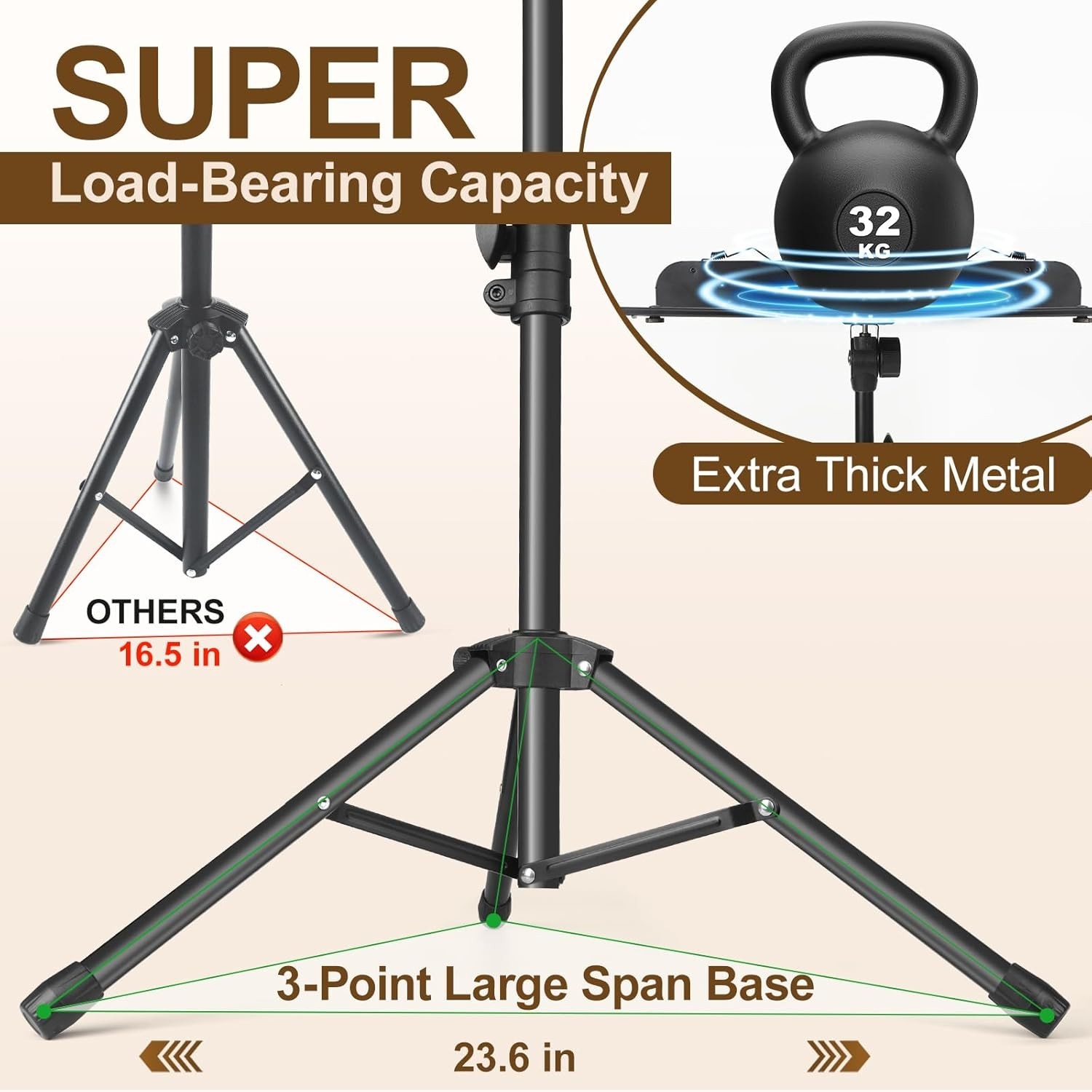 Portable Adjustable Folding Music Stand with Carrying Bag - Ideal for Musicians