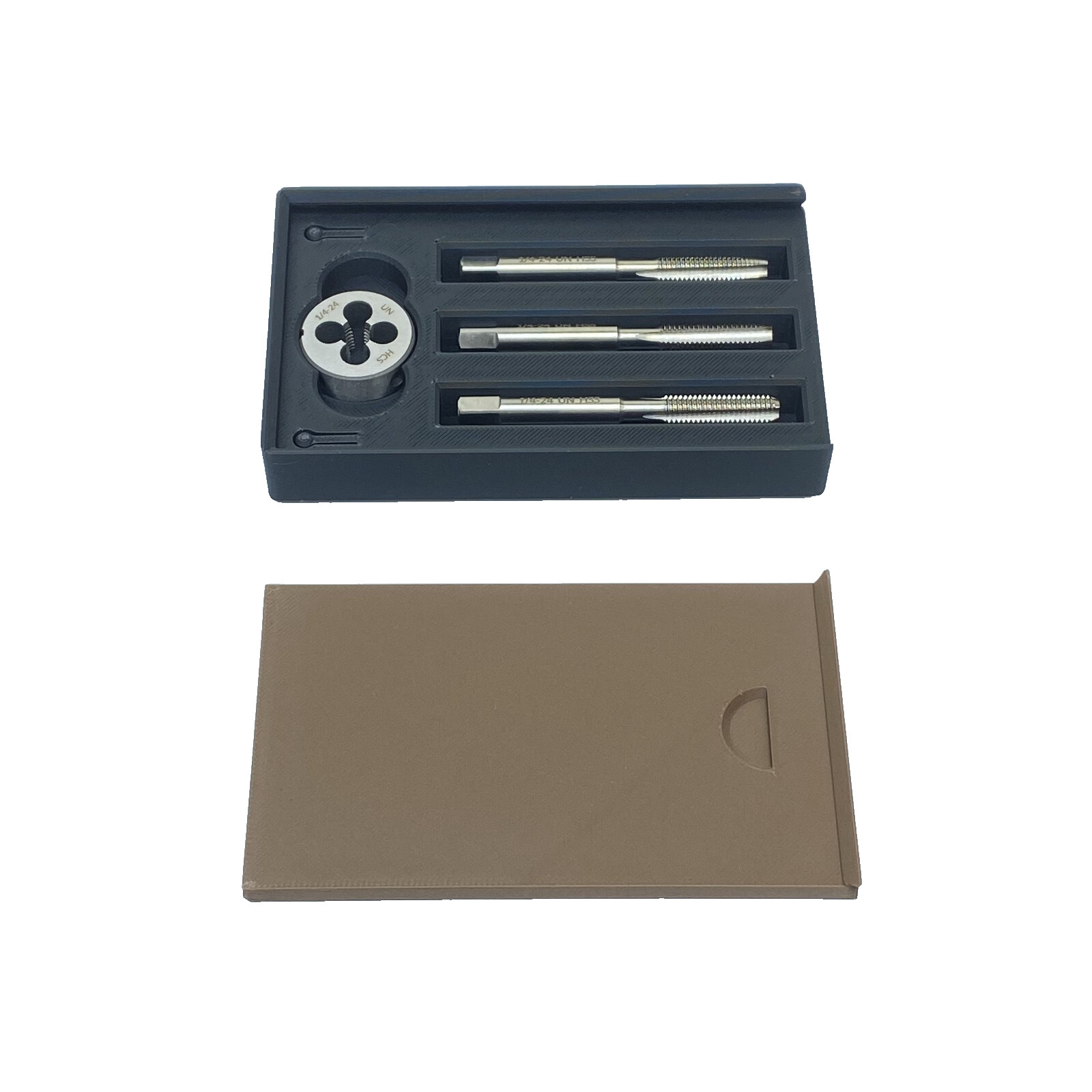 1/4-24 UN M2 HSS 5 Piece Tap & Die Set, Stanley Plane Restoration Tools