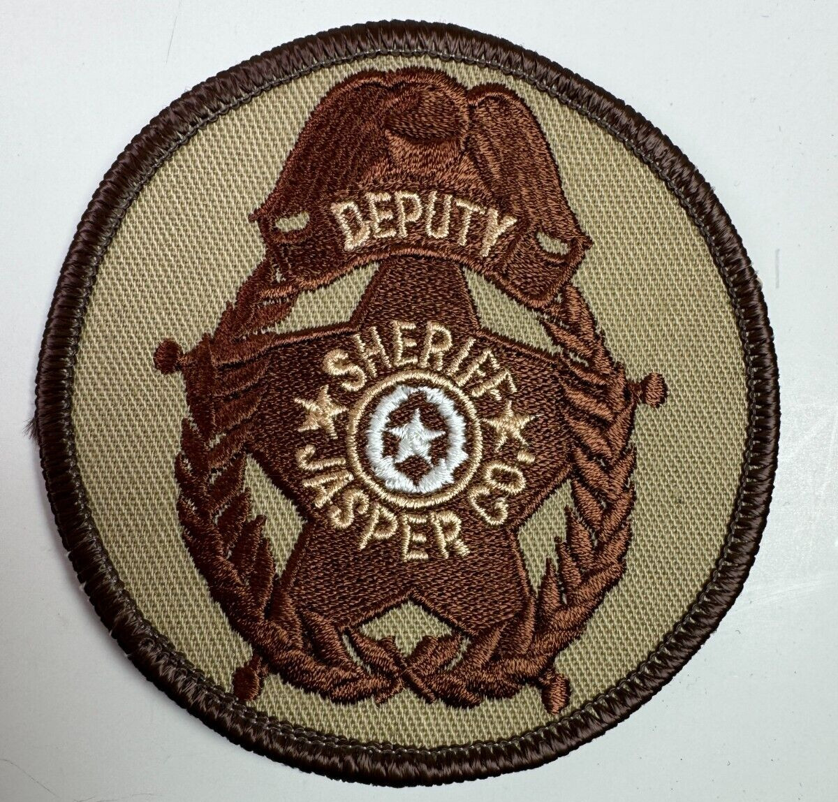 Jasper County Deputy Sheriff Texas 3.25" Patch E6