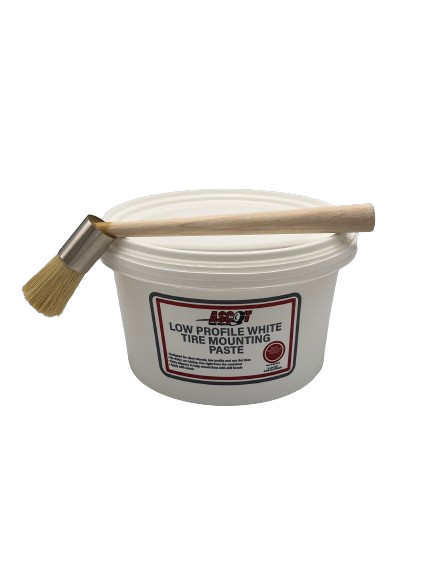 MURPHY'S ASCOT 2167 WHITE TIRE MOUNTING EURO PASTE 8 POUND W/ BRUSH