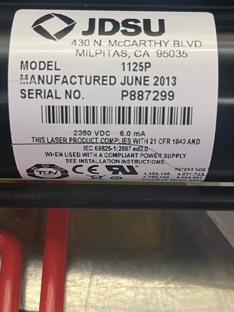 JDS Uniphase Laser Model 1125P