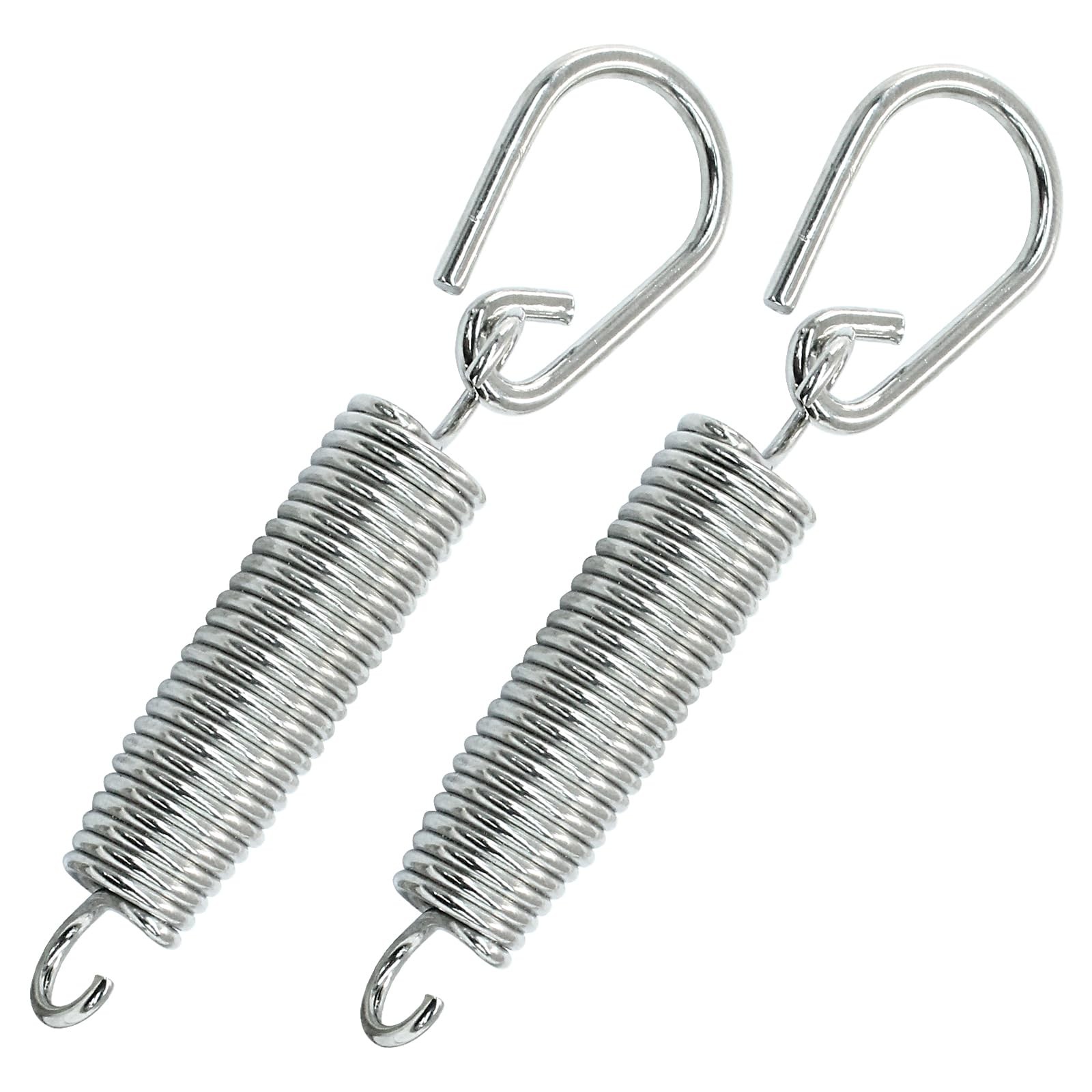 Piutouyar 2 Pcs Drum Pedal Spring with Hook, Stainless Steel Bass Foot...