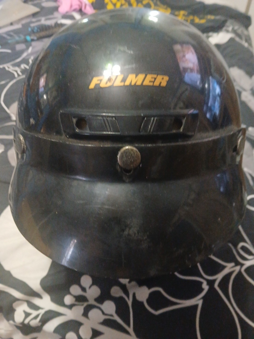 Arthur Fulmer Vintage Motorcycle Helmet AF-20 Dot  with Visor