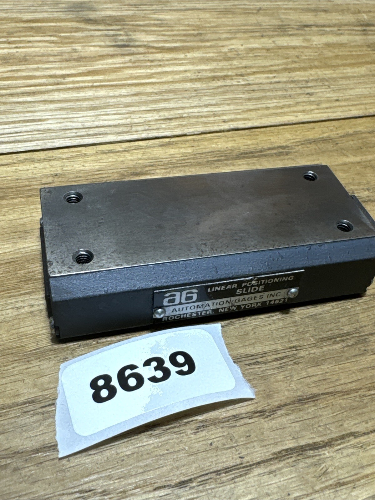 Automation Gages Ball Bearing Linear Positioning Slide