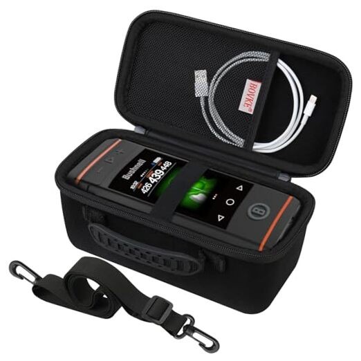 Carrying Case for Bushnell Golf Wingman HD GPS Speaker, Z-Black+Shoulder Strap