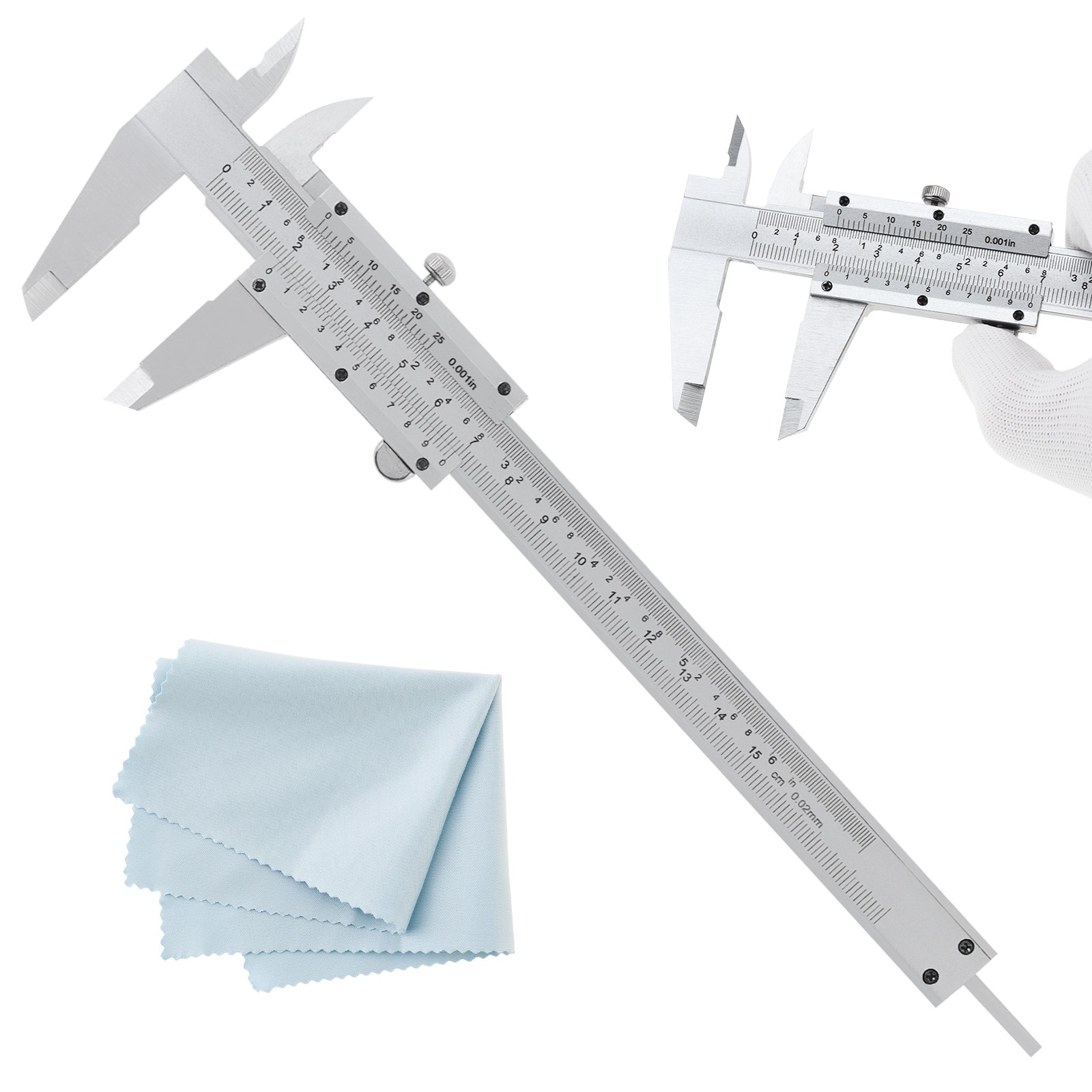 Metric & Imperial Double Scales Vernier Caliper Kit 2025 New Measuring Tools