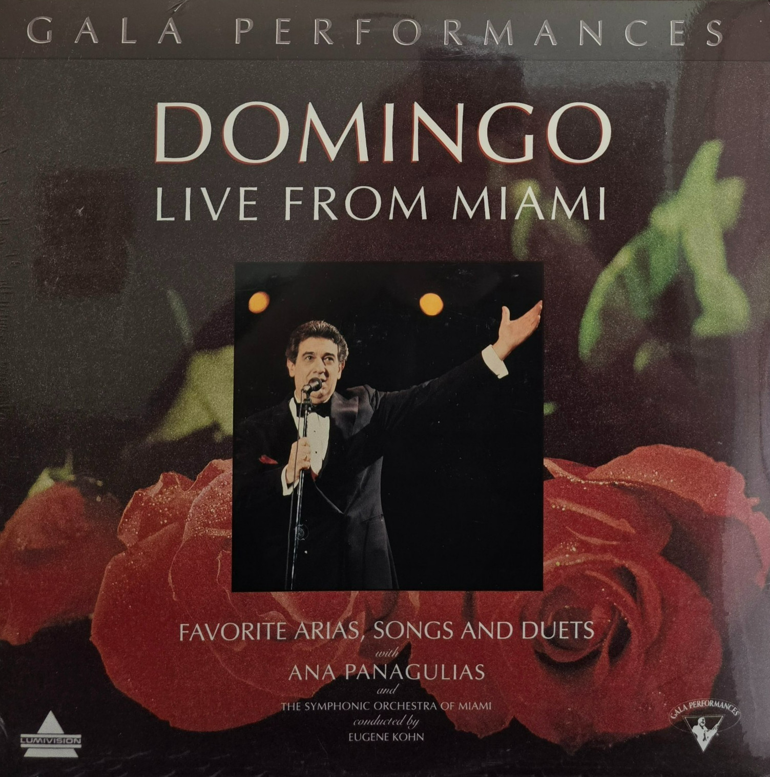 Domingo: Live From Miami: Gala Performances (1991) [NTSC] [LVD9209] - Laserdisc