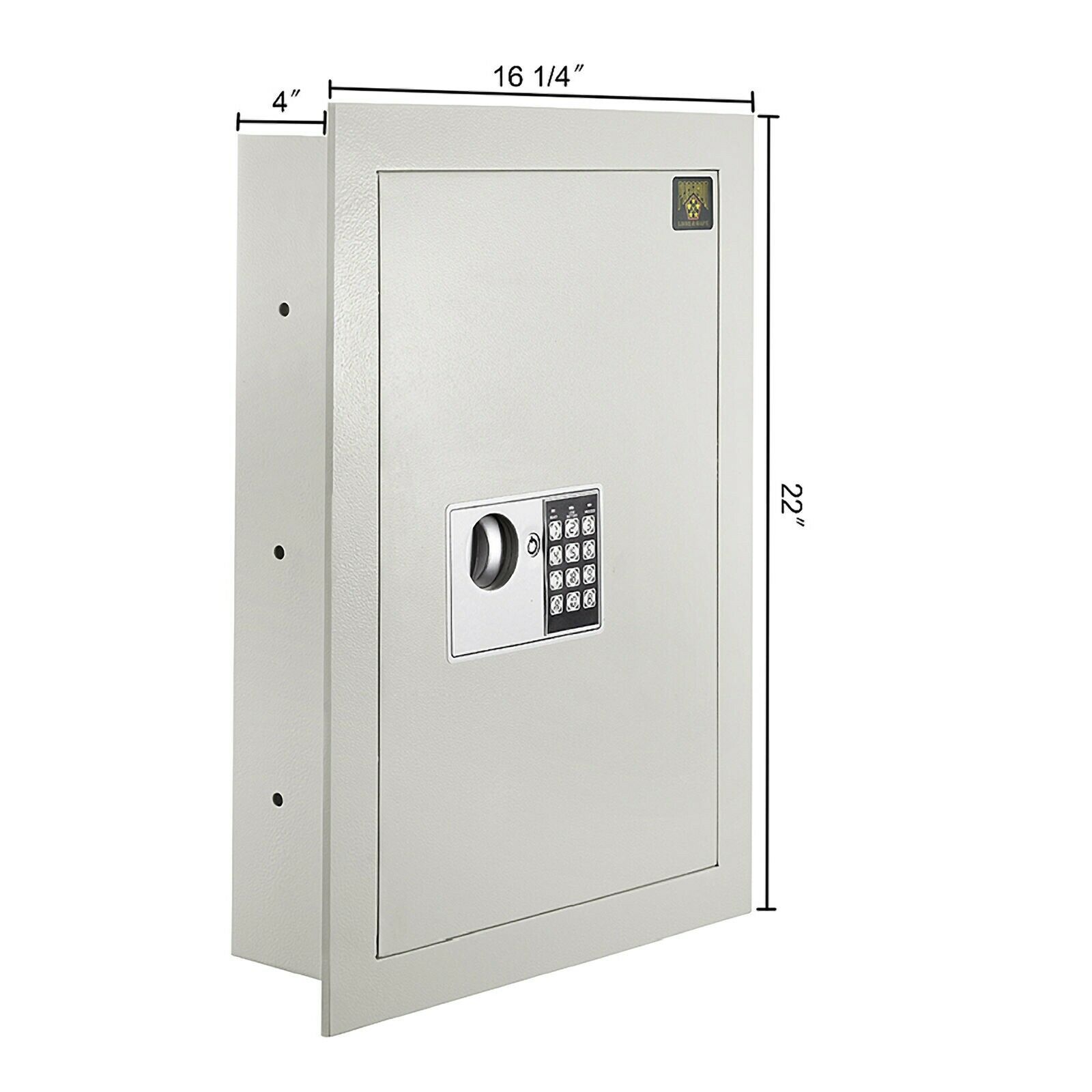 Flat Electronic Wall Safe .83 CF for Large Jewelry Security-Paragon Lock & Safe