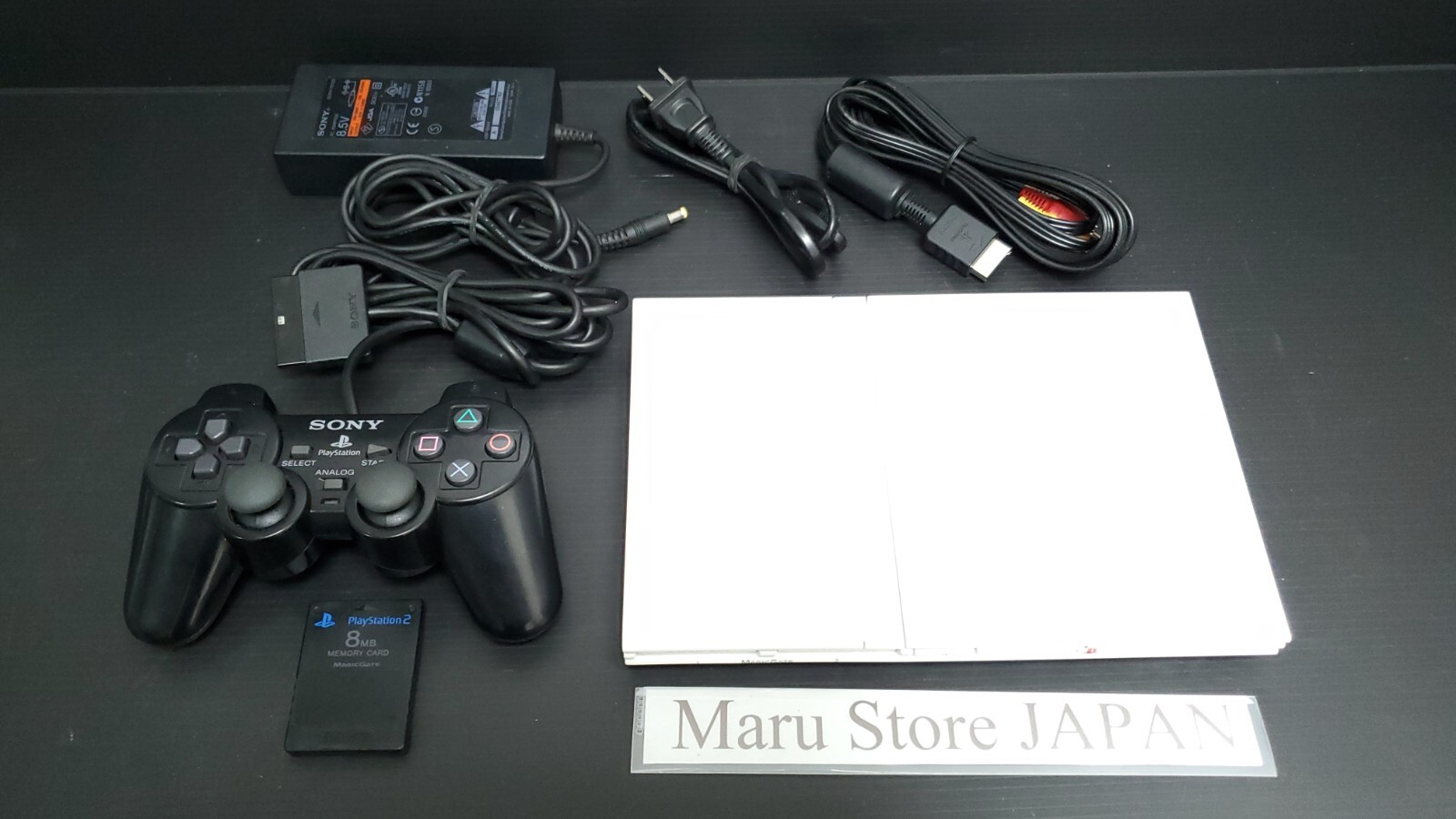 "Region Free" SONY Playstation2 PS2 Slim Console SCPH-77000 Ceramic White