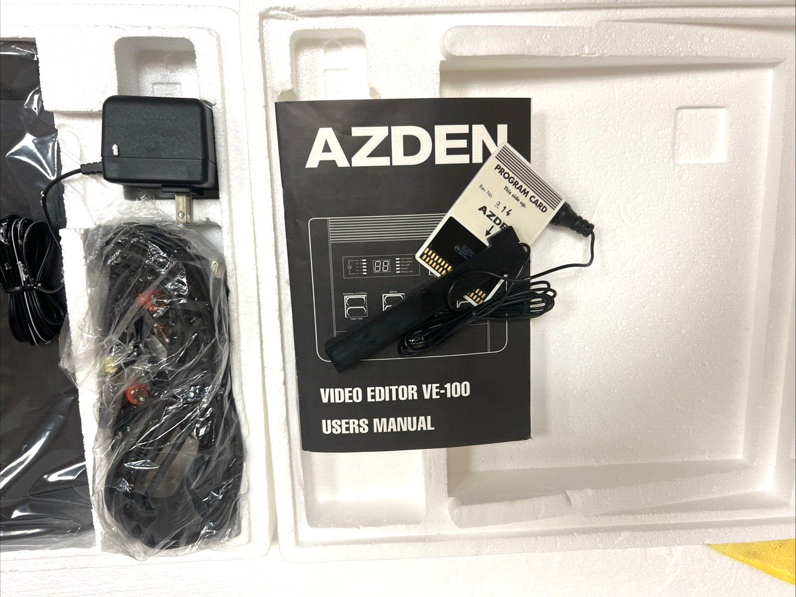 AZDEN audio / video editor VE-100 New in Original Box