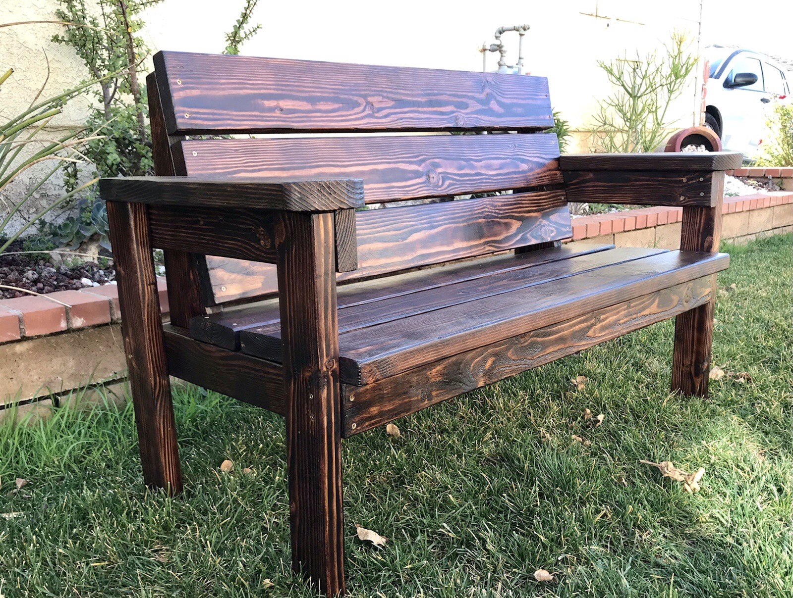 Handmade Wooden Bench