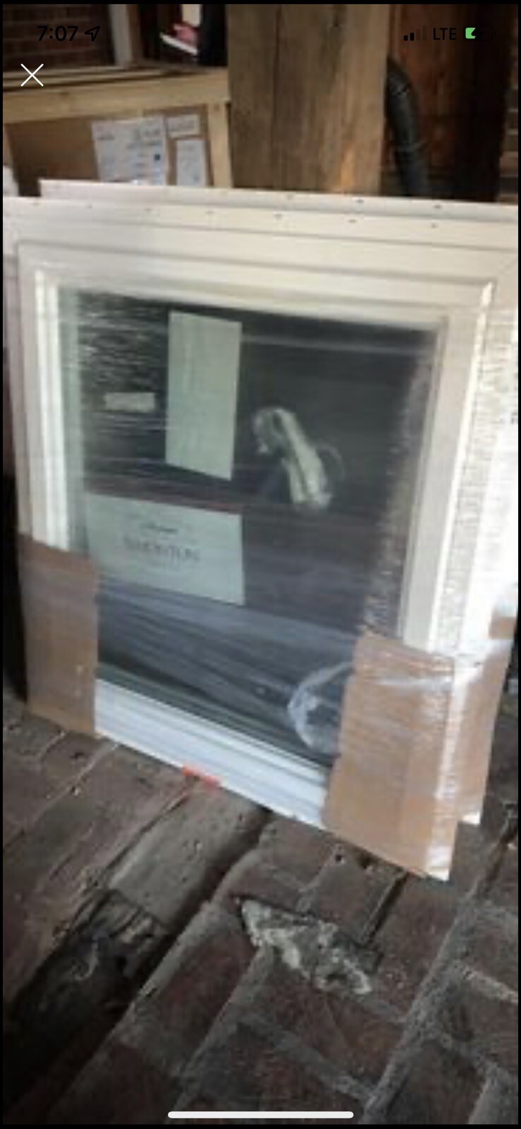 Window White Custome Awning Simonton  Casement Flip Insulated  32 X 35