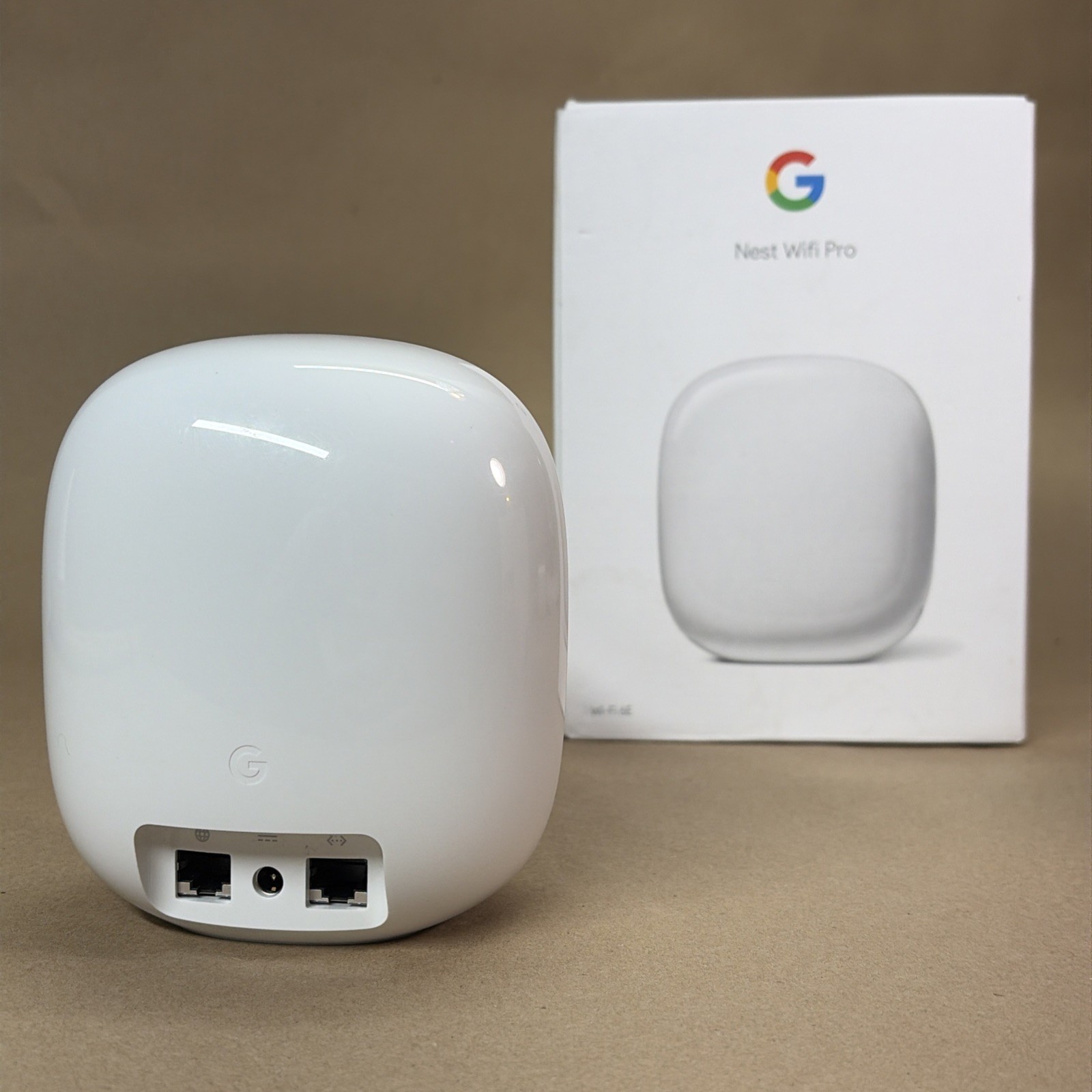 Google Nest WiFi Pro NO CORDS G6ZUC GA03030-US WiFi 6E Mesh Router Snow Tested