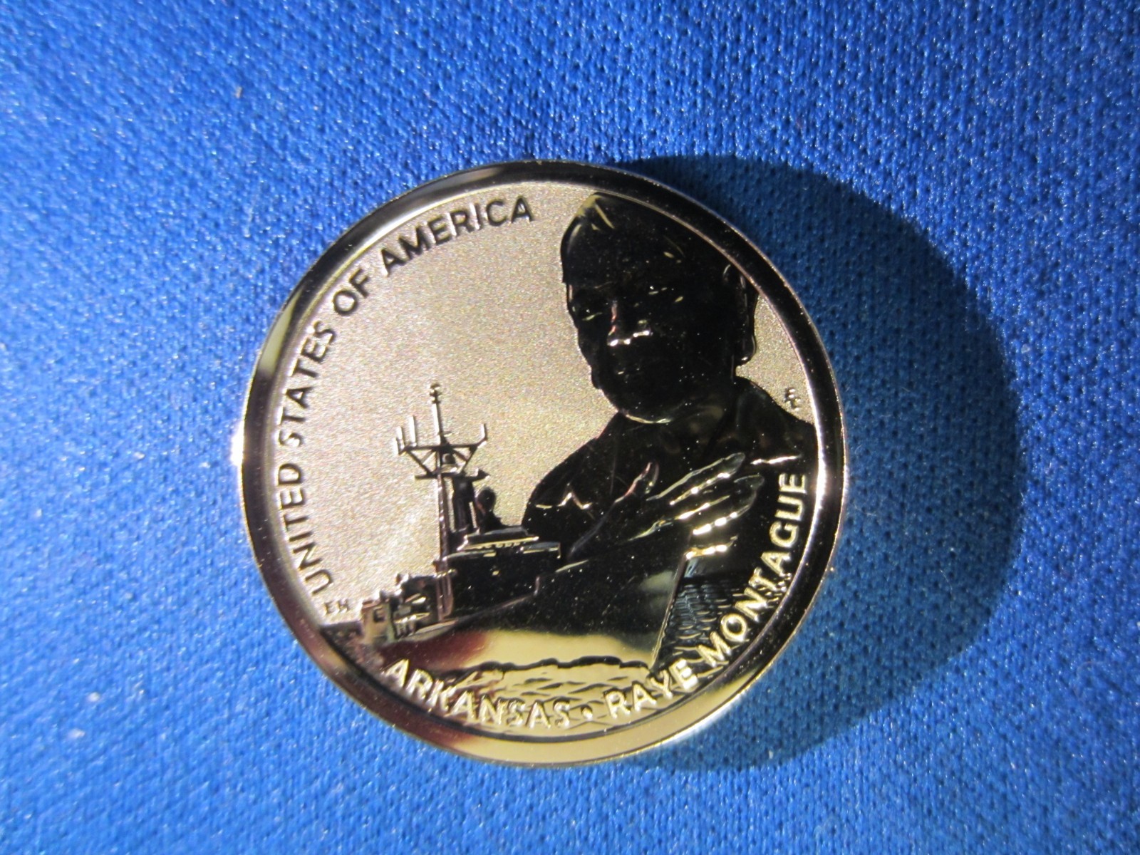 2025 S 1 ARKANSAS  Innovation Dollar RAYE MONTAGUE  Ship Designer  REVERSE PROOF