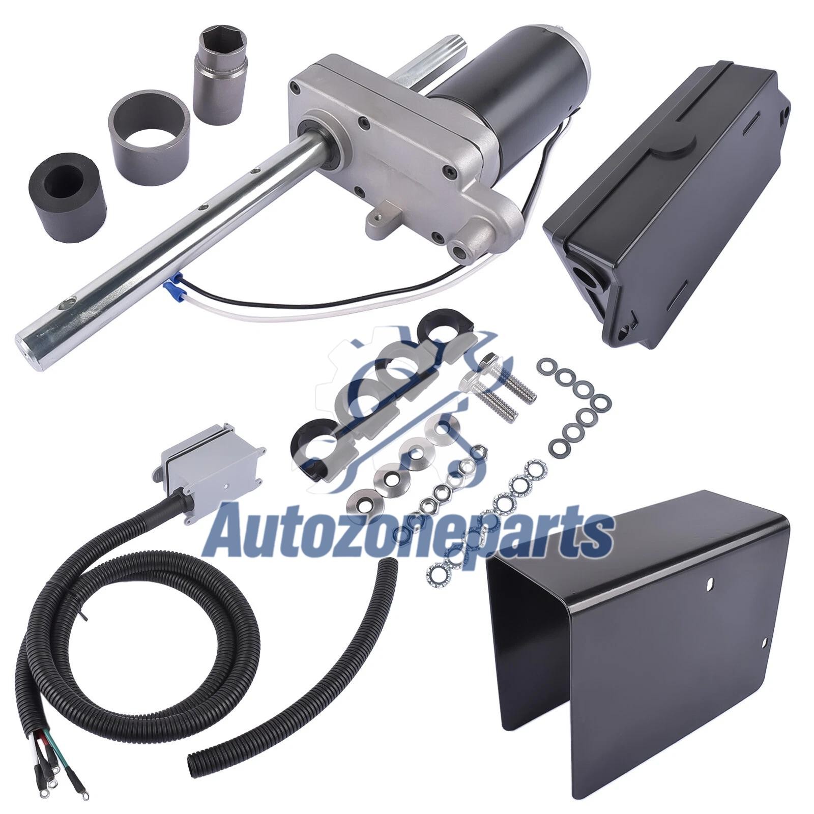 12,000 lbs Electric Powered-Drive Trailer Jack Kit Fits for Single Speed Jacks