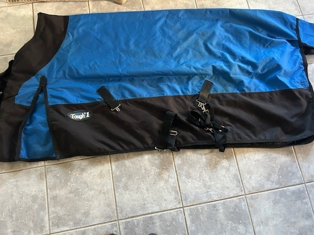 Turnout SHEET 78" Blue w/ Black Trim *VGC Jack's Tough1