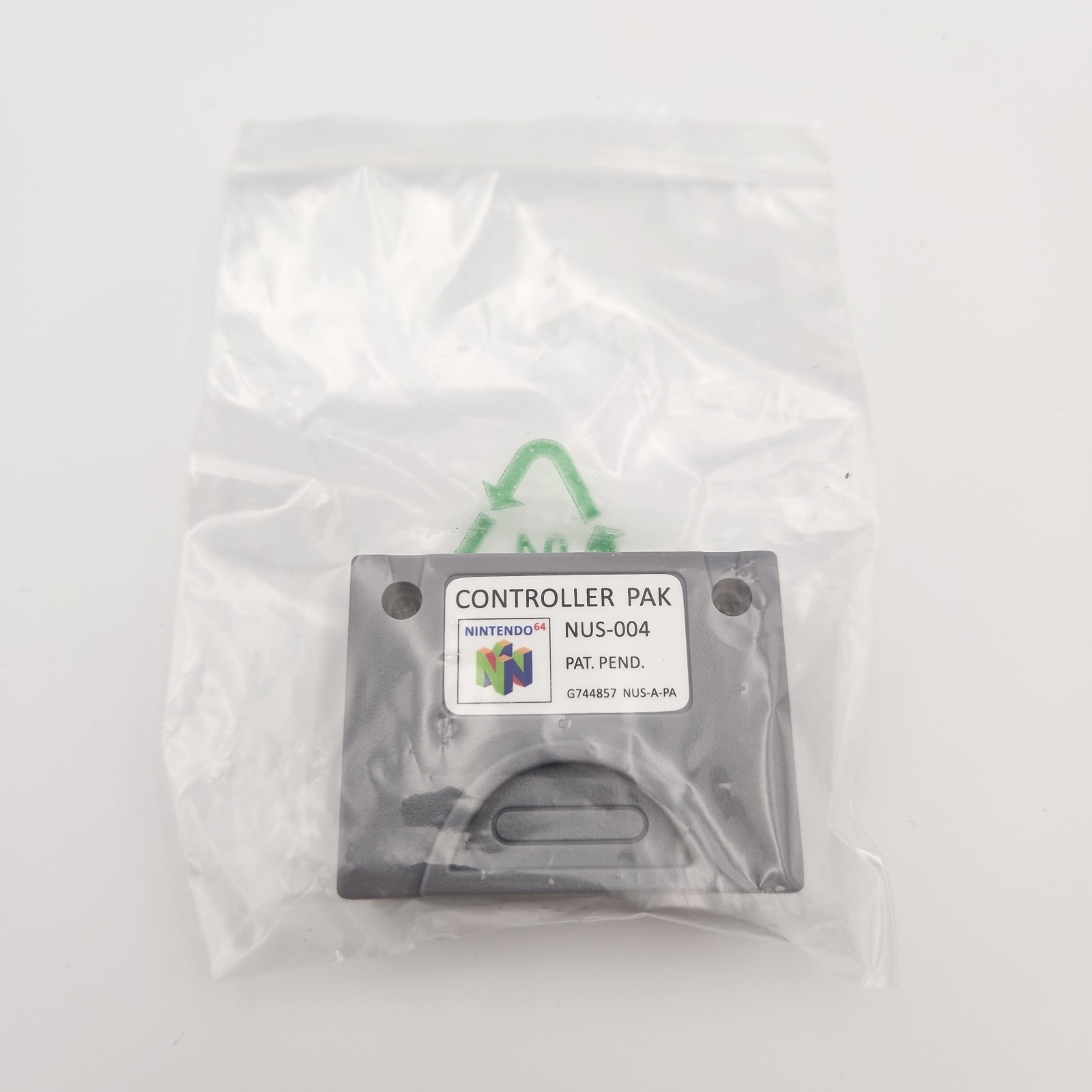 N64 Controller Pak NUS-004 - Nintendo 64 - New Memory Card, Tested & Working