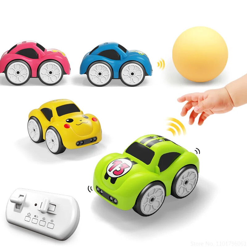 RC Intelligent Sensor Remote Control Cartoon Control Electric Car Music Boy Toy