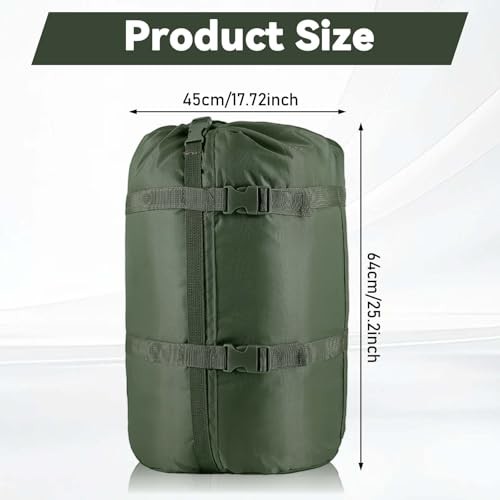 35L Compression Sack for Sleeping Bag, 400T 20D Nylon Waterproof & Tear