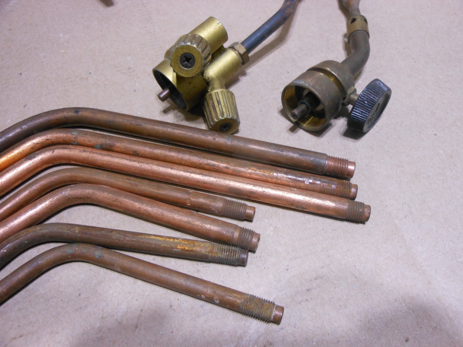 Lot of Torch Soldering Welding Parts Tips Valves - See pics