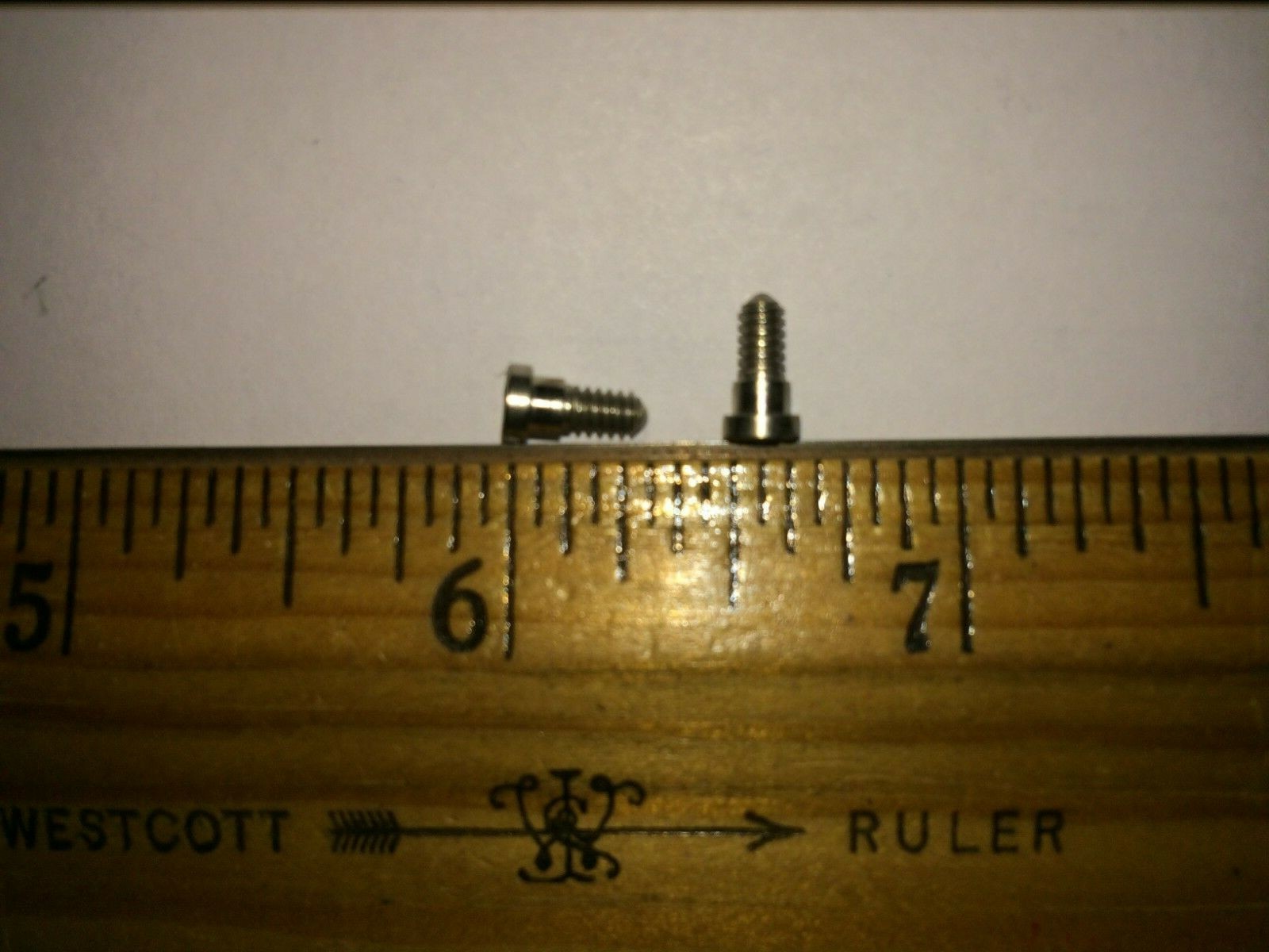 LIONEL PARTS ,226E-33, PAIR OF VALVE GEAR SCREWS , 675 2025 2035