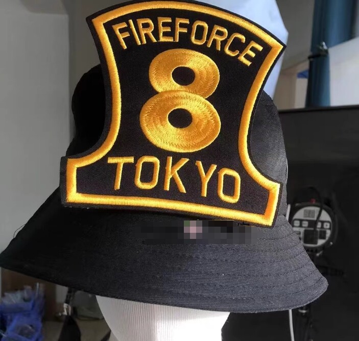 Anime Fire Force No Shouboutai Fire Soldier Hat Cap Helmet Headgear Cosplay Prop
