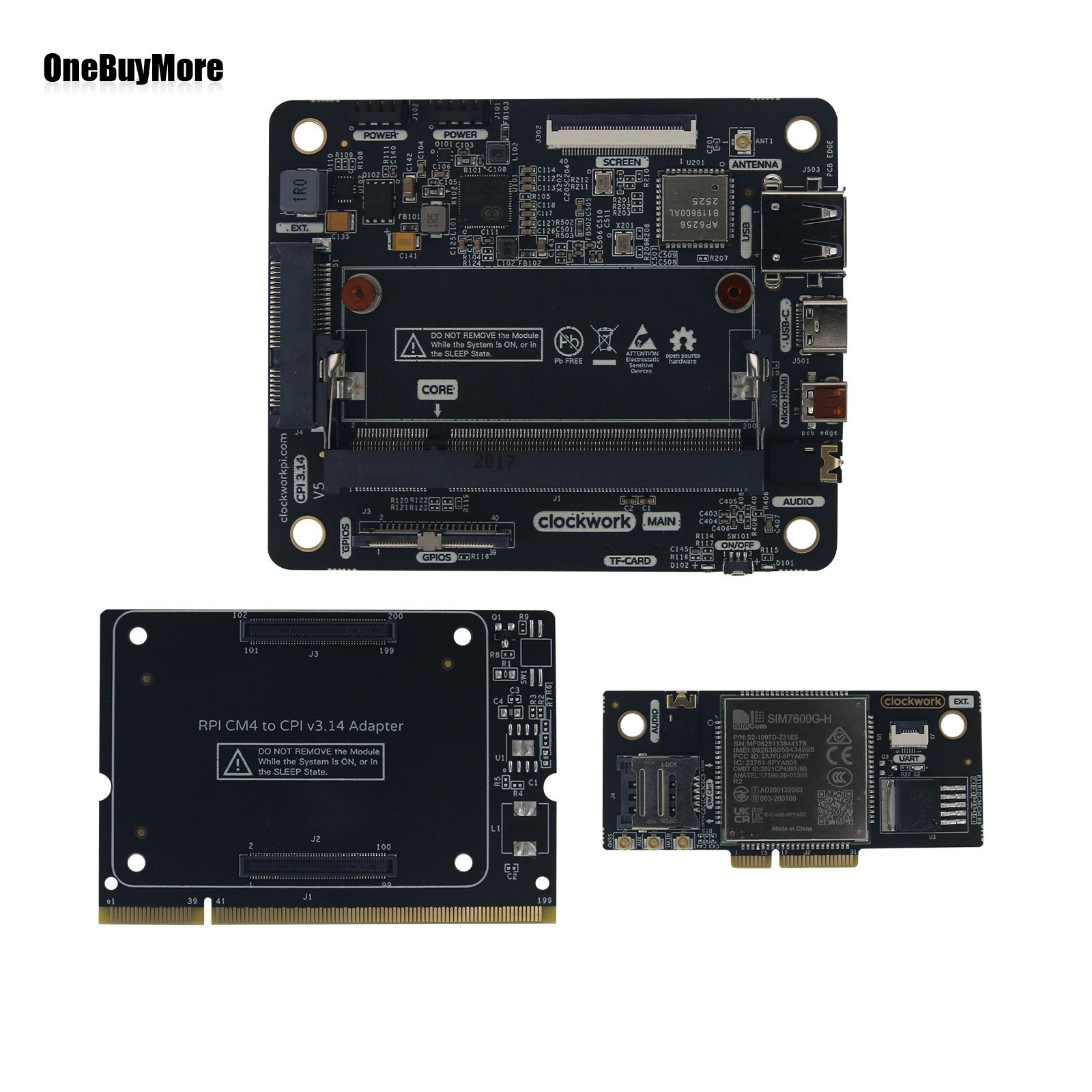 WiFi Version Uconsole Clockwork Development Board 74-Key QWERTY Backlit Keyboard
