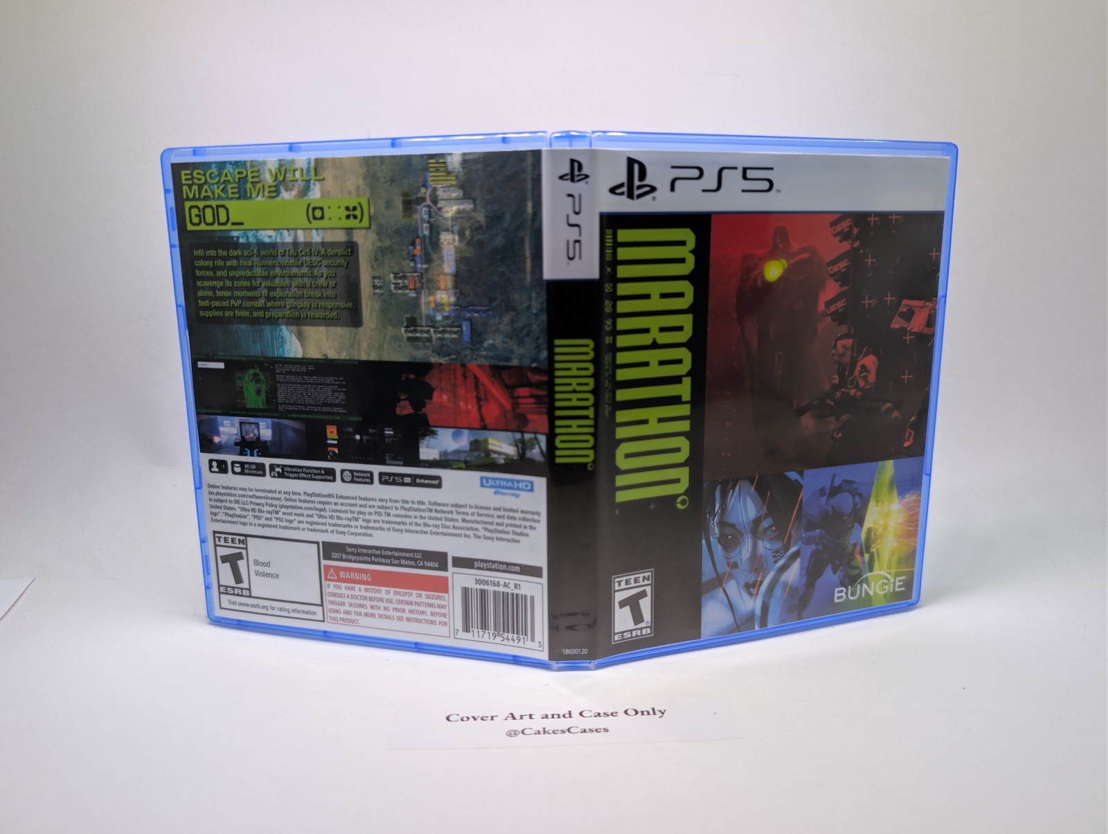 Replacement Case - NO GAME - Marathon 2026 - PS5 Game Case