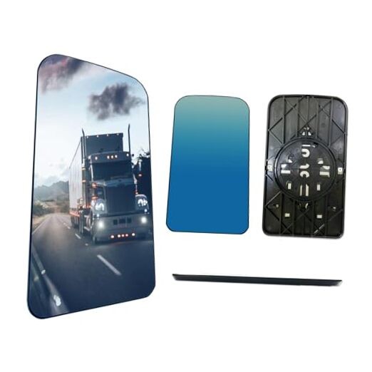 Anti-Glare Blue Replacement Mirror, For 2003 Upper Side Mirror Blue Glass 2.0