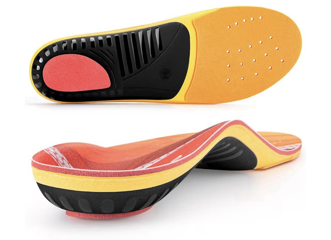 TopSole 272 Red XS Unisex Plantar Fasciitis Orthotic Insoles
