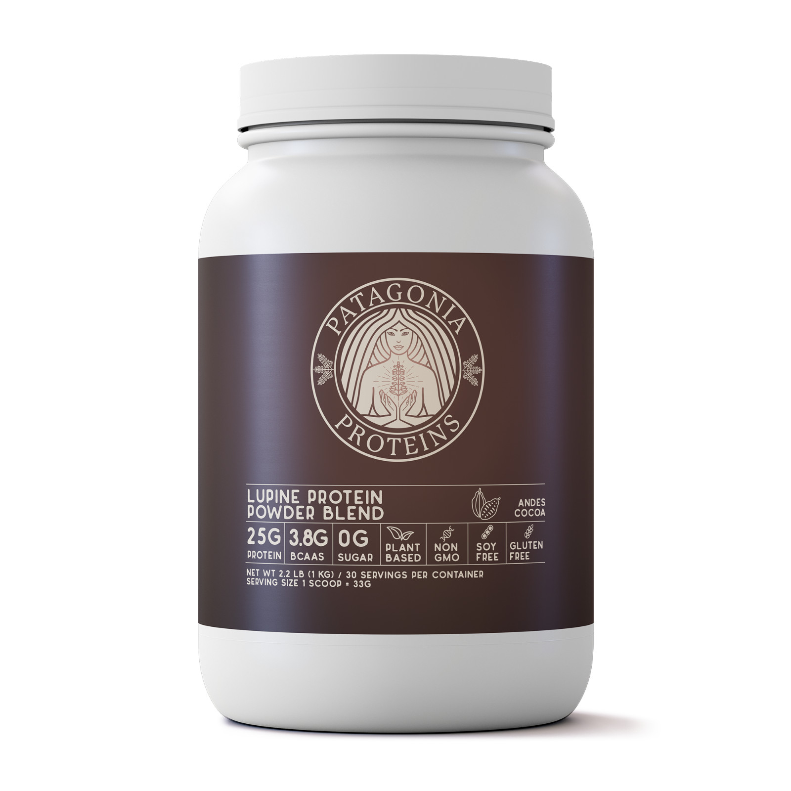 Lupine Protein Powder - Andes Cocoa (30 servings)