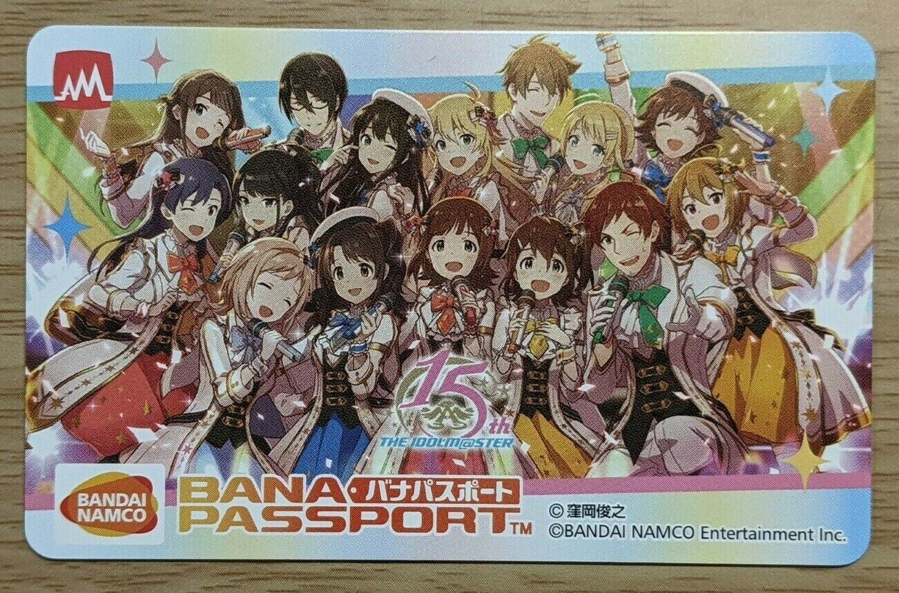SHIPS FROM USA NEW Bandai Namco BANAPASSPORT Card The Idolmaster Amusement IC