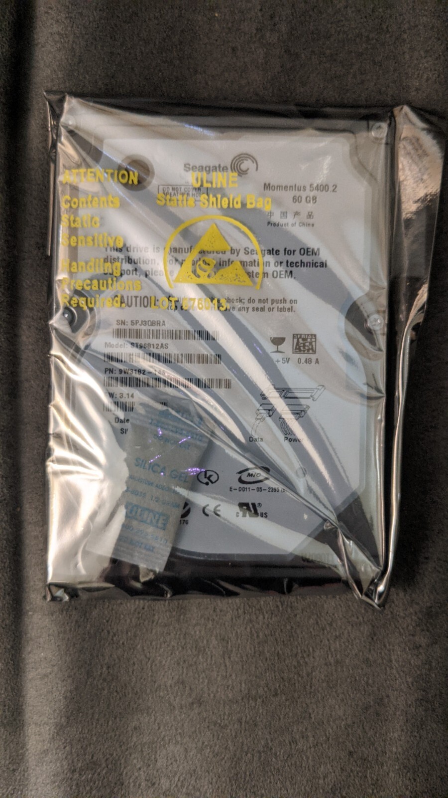 25 qty  PS3/Laptop Sealed ST916812AS Seagate 160GB 5400 rpm Internal Sata 2.5