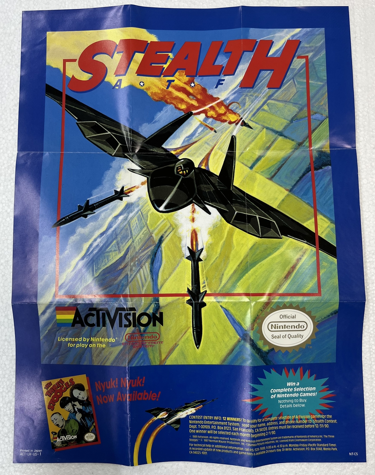 Stealth ATF Poster (Nintendo NES) Poster Only