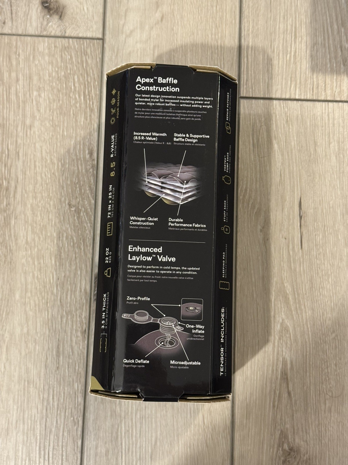 NEW - Nemo Tensor Extreme Ultralight Sleeping Pad - Regular Wide FAST SHIPPING