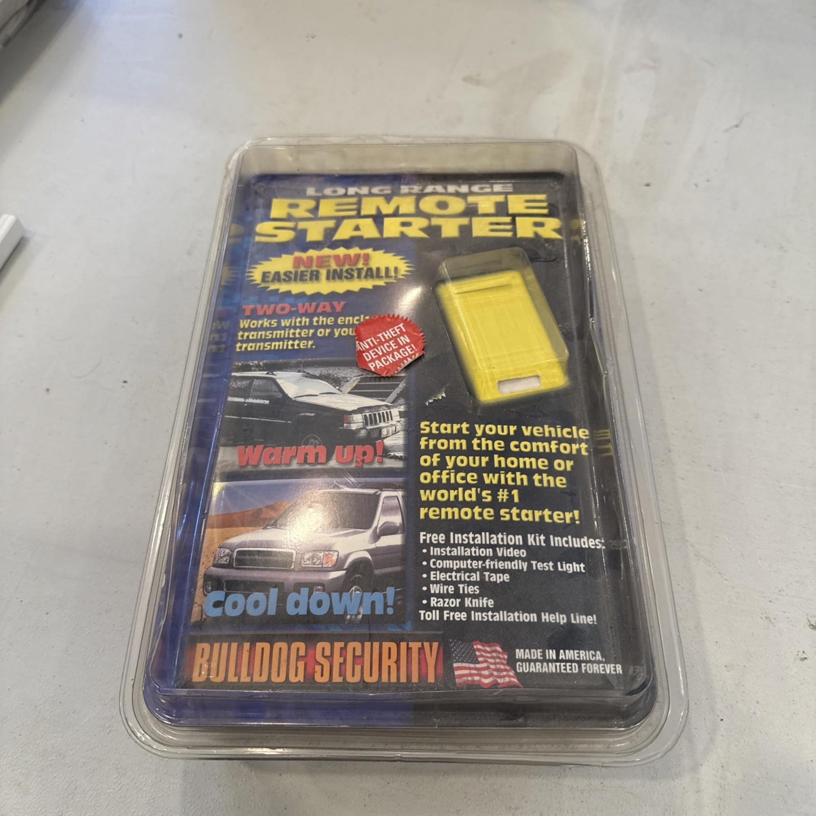 Bulldog Security Remote Vehicle Starter System RS82I USA Open Box Free Ship!