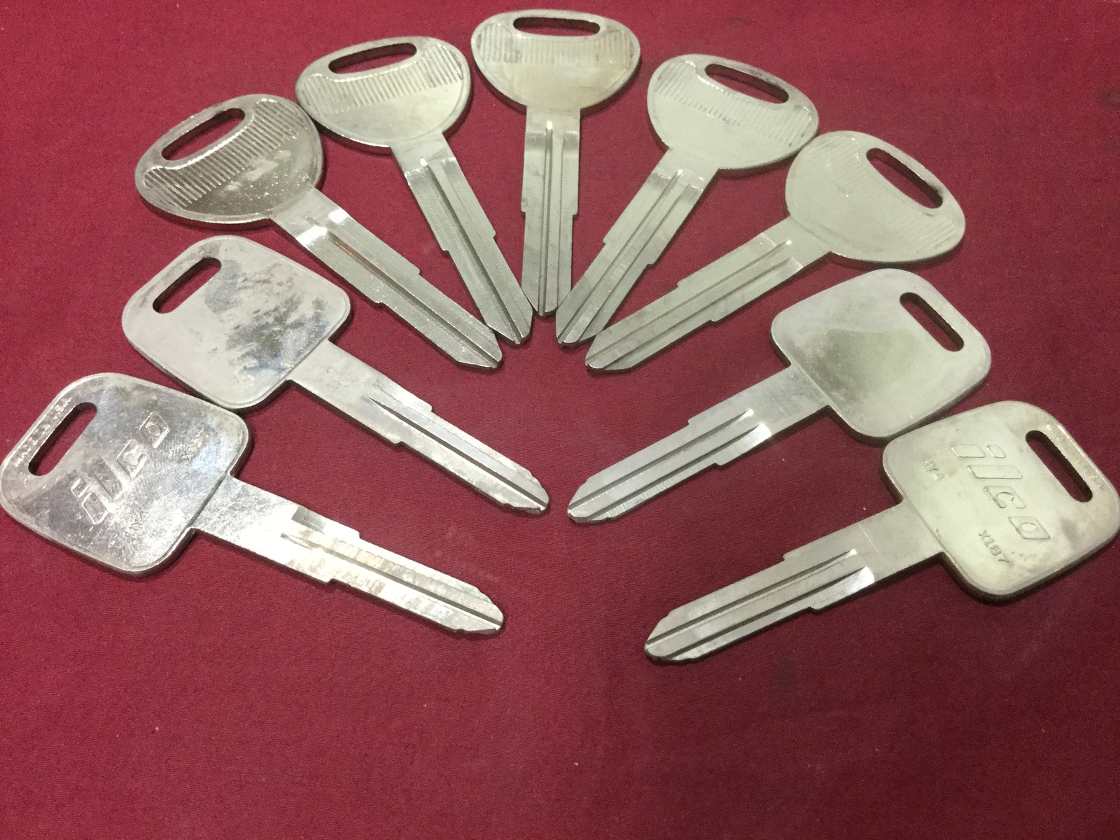 Hyundai by Ilco X235 & X187 Automotive Key Blanks, Set of 9 - Locksmith