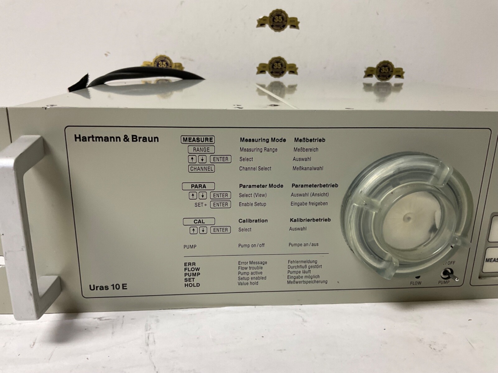 Hartmann & Braun Uras 10 E Spreadrum Analyzer 02 URAS 10E / 3.5