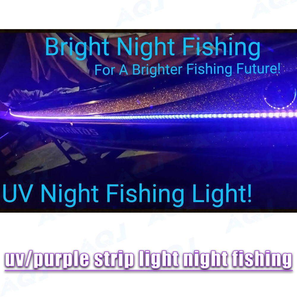 Ultraviolet LED Strip UV PURPLE Light Night Fishing Boat WhitePCB Best UV strip