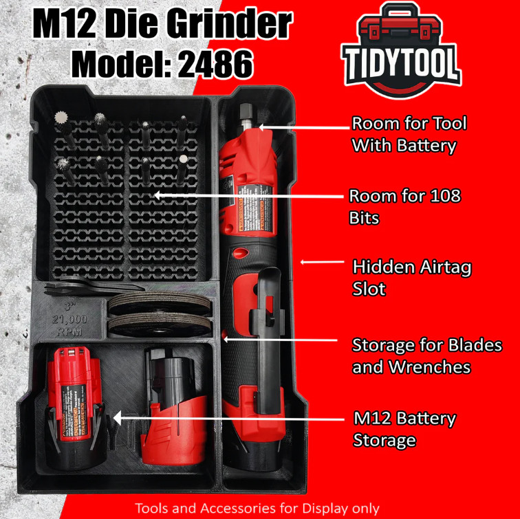 Milwaukee Insert For M12 FUEL 1/4" Straight Die Grinder