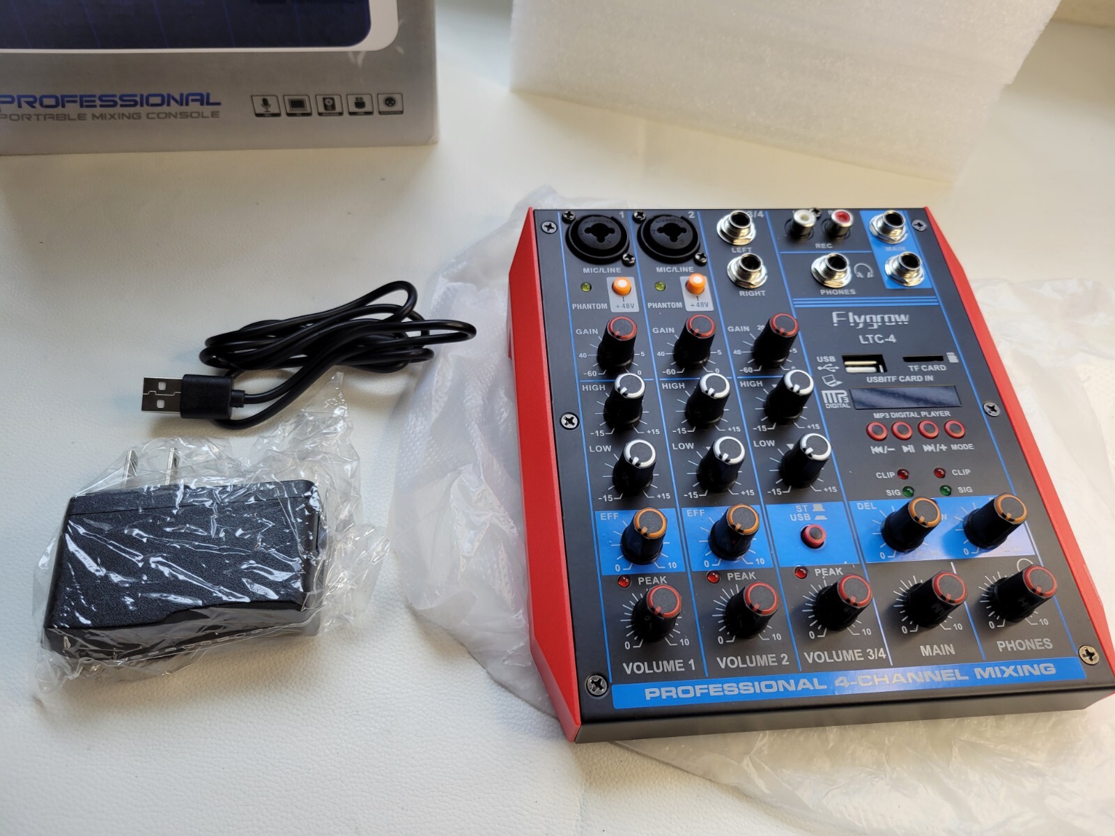 Flygrow LTC-4 Professional Portable Mixing Console