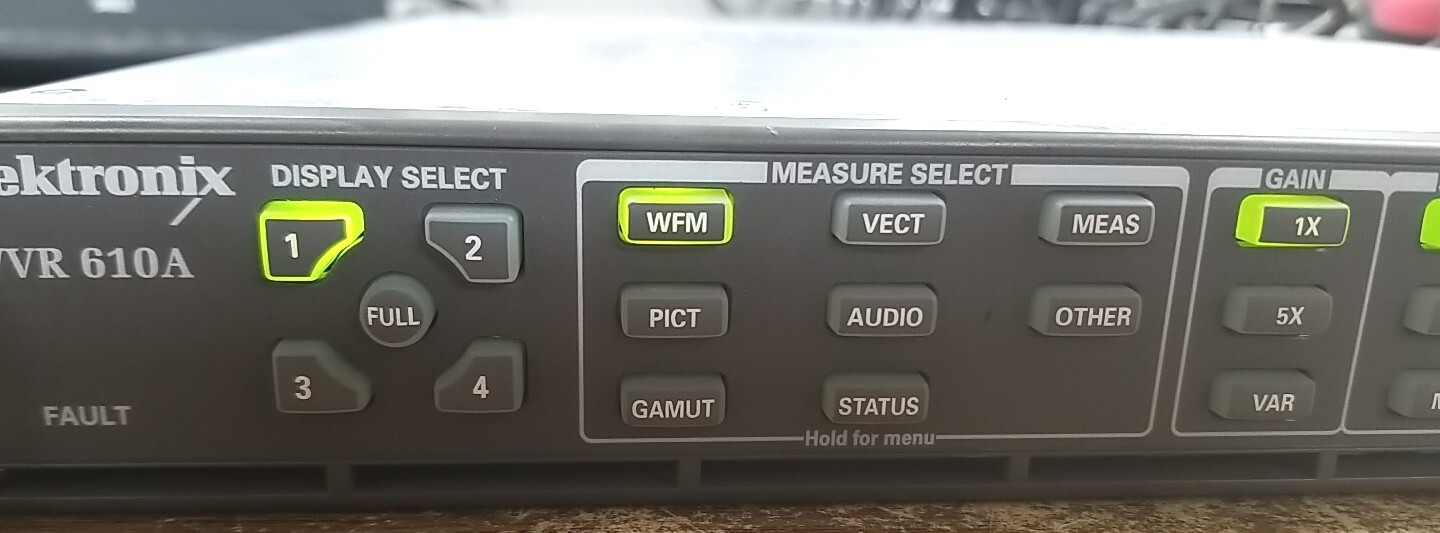 Tektronix WVR 610A
