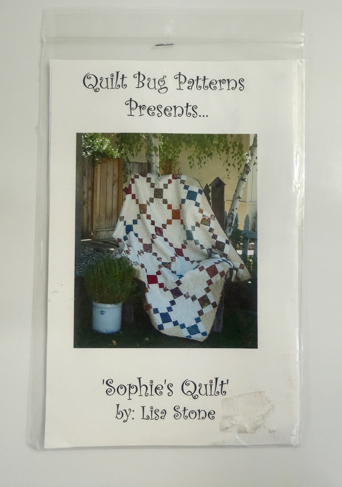Quilt Bug Patterns Presents Sophie's Quilt by Lisa Stone