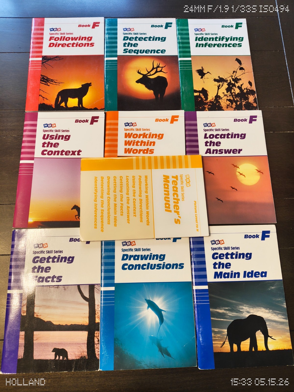 SRA Specific Skill Series Level F Complete Set Of 10