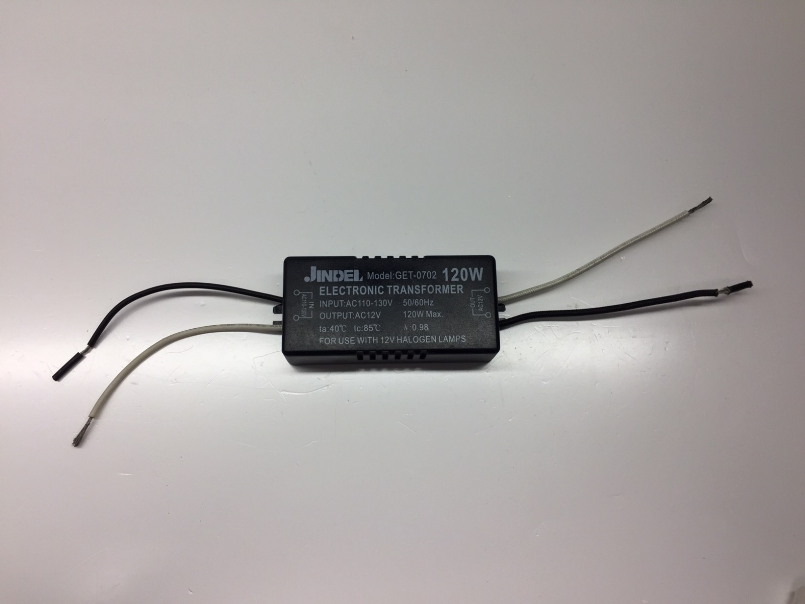 JINDEL Electronic Transformer Model: GET-0702 120W