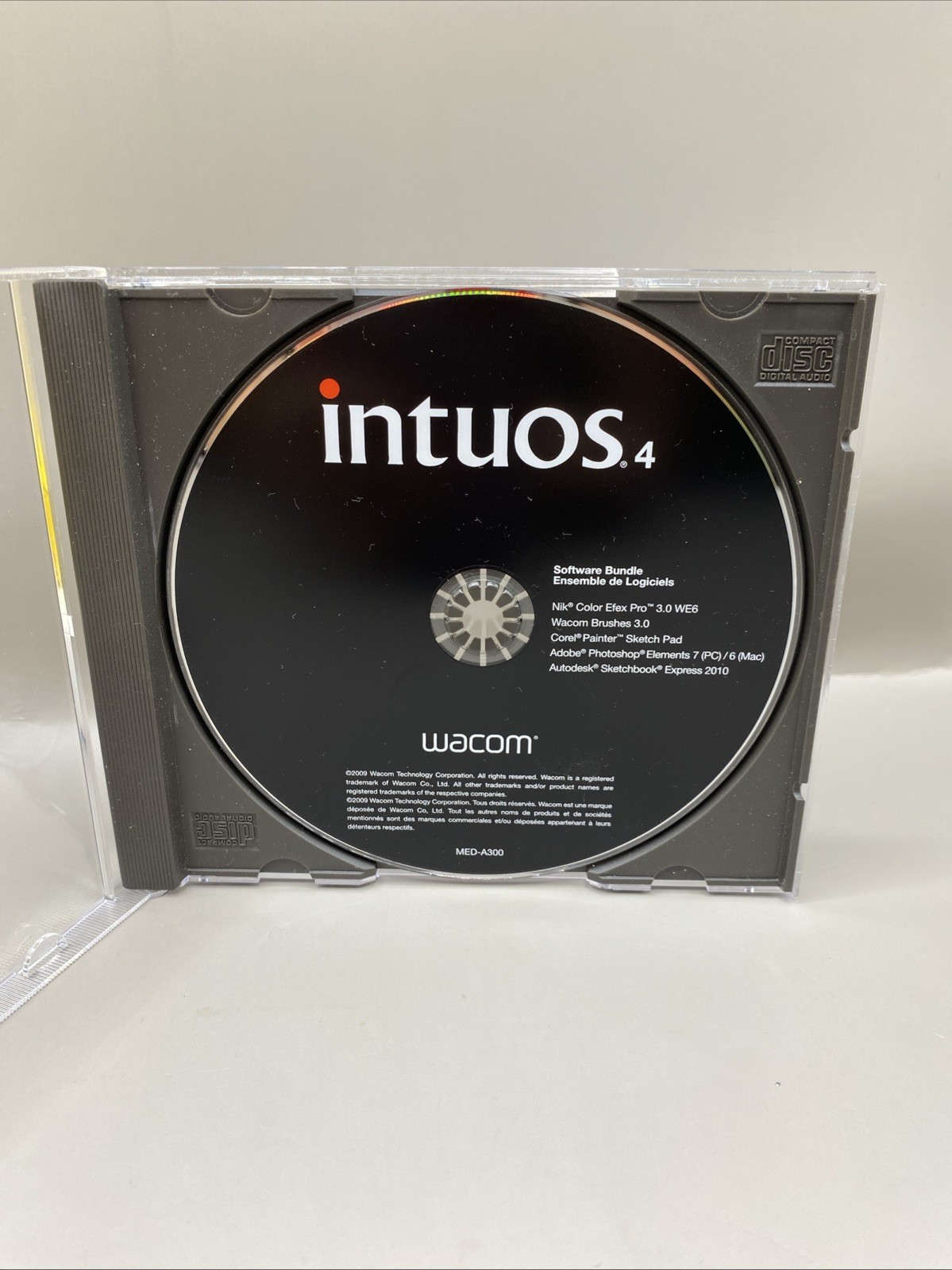 Wacom Intuos 4 Software Bundle Adobe Photoshop Elements 7 Corel Painter + PC Mac