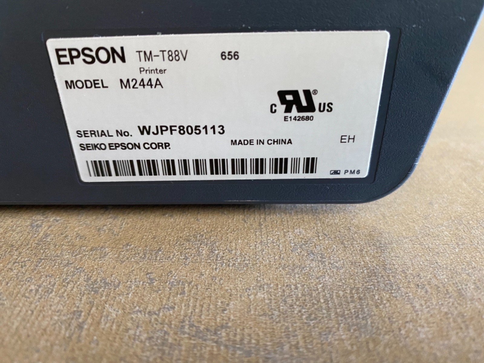 Epson TM-T88V Thermal Receipt Printer MODEL 244A PRINTER ONLY