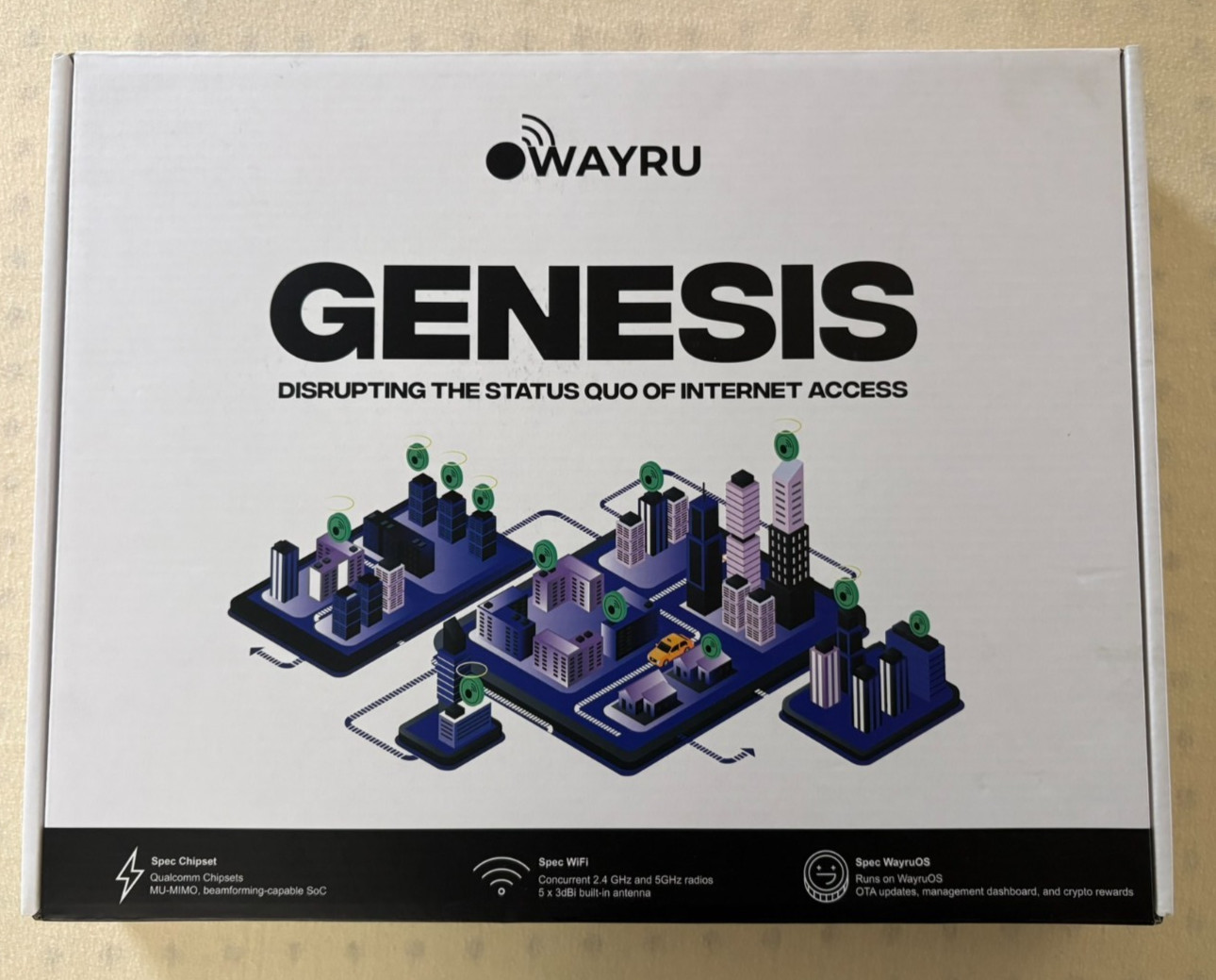 Wayru Genesis Indoor Wifi Hotspot Miner