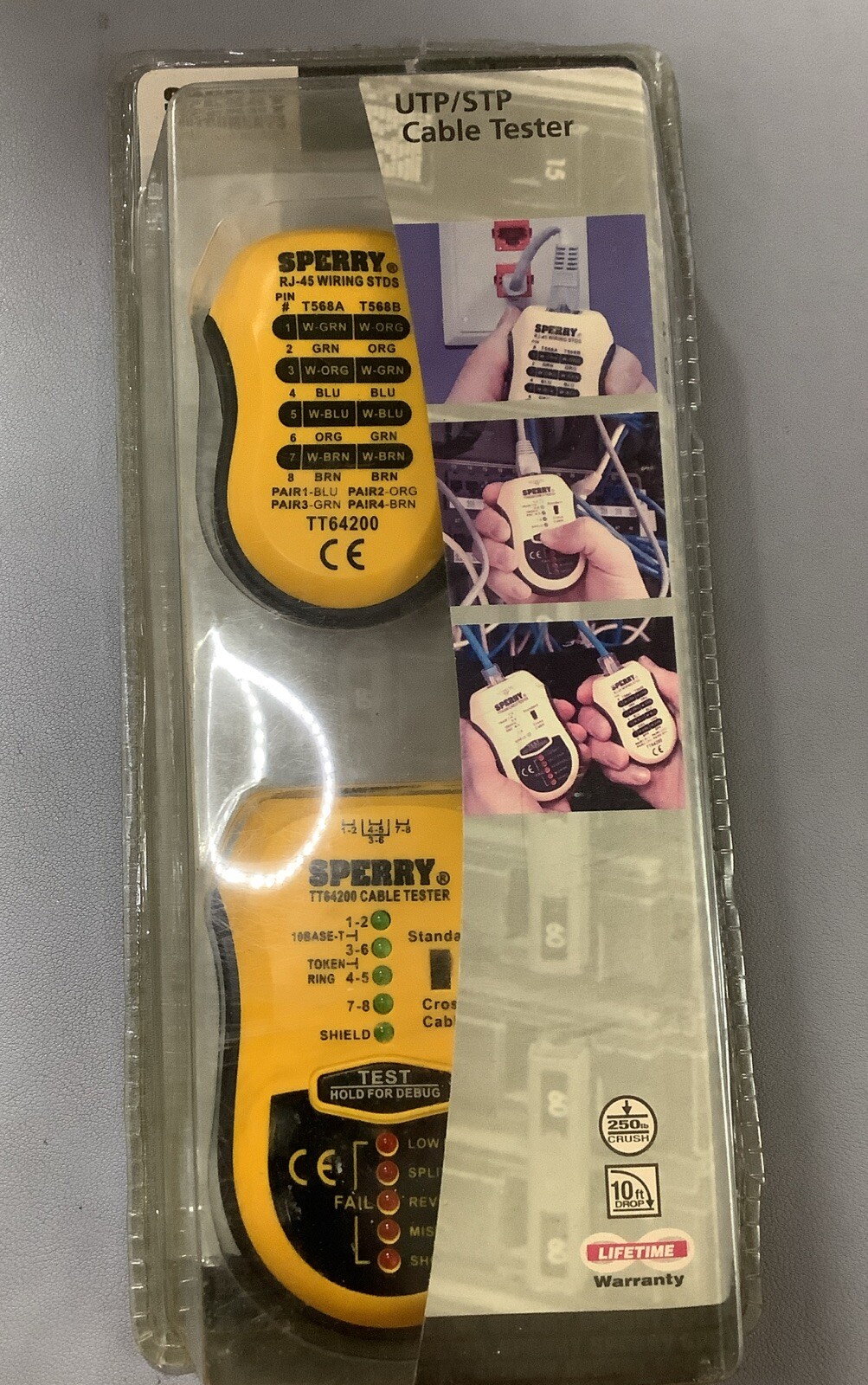 Sperry Instruments TT64200 UTP/STP Cable Tester (b484)